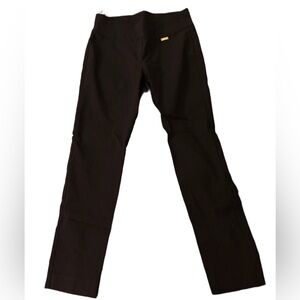Black Straight-Leg Pants